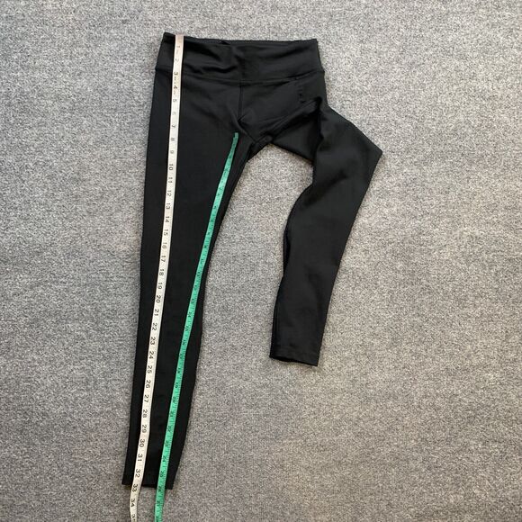 Nike Tights Women S Small Black Fast Dri Fit Low Rise Running Mesh Panels Fitted - Picture 7 of 14